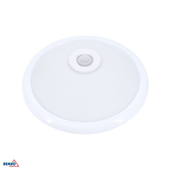 Plafoniera TAZAN Z CZUJ. PODCZER. 2X40W E27 IP20 sztkło+STAL+PLASTIK