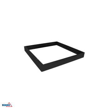 Ramka montażowa do panelu LED 60x60 czarna ECO