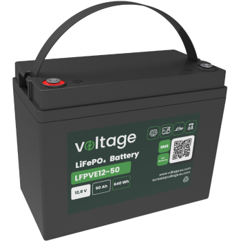 Akumulator LiFePO4 Voltage 12,8 V 50 Ah LFPVE12-50 Bluetooth (Żywotność ~5000 cykli)