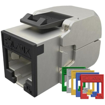 Moduł Keystone samozaciskowy Solarix Cat.6A STP RJ45 SXKJ-10G-STP-RAL-SA