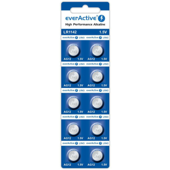 Bateria AG12 / G12 / LR43 / LR1142 everActive 1,5V (blister 10 szt.)