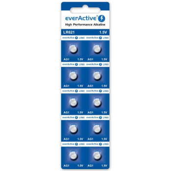 Bateria AG1 / G1 / LR60 / LR621 everActive 1,5V (blister 10 szt.)