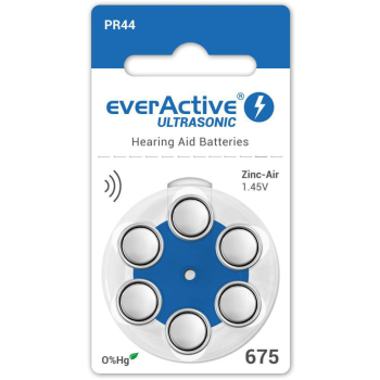 Bateria do aparatu słuchowego everActive ULTRASONIC 675 / PR44 (blister 6 szt.)