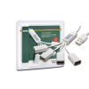HUB/Koncentrator 4-portowy DIGITUS "Spider" USB 2.0 SuperSpeed, pasywny, Biały
