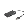 Hub USB Natec Moth 4xUSB 3.0 czarny