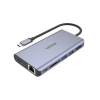 Hub USB-C Unitek D1056A, 2x USB 3.1, HDMI, DP, RJ45, SD