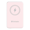 Powerbank Verbatim Charge 'n' Go Magnetic Wireless 10000mAh USB-C PD 3.0 Pink