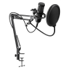 Mikrofon przewodowy Defender SPACE GMC 450 ze statywem STREAM strumieniowy USB