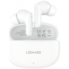 Słuchawki z mikrofonem Usams E05 TWS Bluetooth 5.0+ stacja dokująca - białe