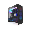 Obudowa NZXT H7 Flow RGB (2024) Midi Tower z oknem Czarna
