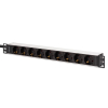 Listwa zasilająca DIGITUS PDU Rack 19", 9 gniazd Schuko