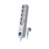 Listwa zasilająca Lestar LV-530W 5W 5m szara