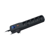 Listwa zasilająca Lestar LF-530WA 5+ 1,5m czarna