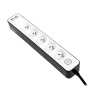 Listwa zasilająca Tracer Zebra mobile ready 1,5 m (5 gniazd + 2xUSB)