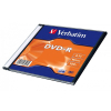 Płyta DVD-R Verbatim 16X 4.7GB (Slim 1) MATT SILVER