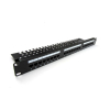 Patch panel DIGITUS 19" 24x RJ45 UTP kat. 5e z tacką