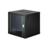 Szafa sieciowa wisząca jednosekcyjna DIGITUS Dynamic 19" 12U, 600x600, drzwi szyba, czarny, niezmontowana, 60kg