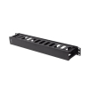 Organizer kabli Lanberg AK-1703-B 19" 1U plastikowy z zaślepką typ A czarny