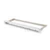 Patch panel pusty Lanberg PPKS-0924-S 24 port 1U 19" do modułów keystone szary