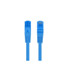Patchcord Lanberg S/FTP kat.6A 1m LSZH CCA fluke passed niebieski