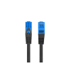 Patchcord Lanberg S/FTP kat.6A 1,5m LSZH CCA fluke passed czarny