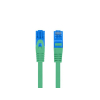 Patchcord Lanberg S/FTP kat.6A 1m LSZH CCA fluke passed zielony
