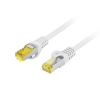 Patchcord Lanberg S/FTP kat.6A 2m LSZH CU fluke passed szary
