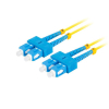 Patchcord światłowodowy Lanberg SM SC/UPC-SC/UPC DUPLEX 3.0mm LSZH G657A1 10m żółty