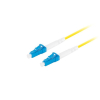 Patchcord światłowodowy Lanberg SM LC/UPC-LC/UPC SIMPLEX 3.0mm LSZH G657A1 10m żółty