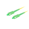 Patchcord światłowodowy Lanberg SM SC/APC-SC/APC SIMPLEX 3.0MM LSZH G657A1 3M żółty