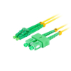 Patchcord światłowodowy Lanberg SM SC/APC-LC/APC DUPLEX 3.0MM LSZH G657A1 1m żółty