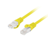 Patchcord Lanberg UTP kat.6 10m LSZH CU fluke passed żółty