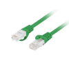 Patchcord Lanberg UTP kat.6 10m LSZH CU fluke passed zielony