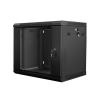 Szafa instalacyjna Rack wisząca 19" 9U 600x450 czarna Lanberg (flat pack)