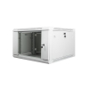 Szafa instalacyjna Rack wisząca 19" 6U 600x450 szara Lanberg (flat pack)