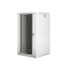 Szafa instalacyjna Rack wisząca 19" 22U 600x600 szara Lanberg (flat pack)