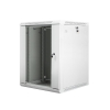 Szafa instalacyjna Rack wisząca 19" 15U 600x600 szara Lanberg (flat pack)