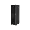 Szafa instalacyjna Rack stojąca 19" 42U 600x800 czarna Lanberg (flat pack)