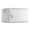 Szafa instalacyjna Rack wisząca 19" 6U 600x450 szara drzwi metalowe Lanberg (flat pack)