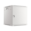 Szafa instalacyjna Rack wisząca 19" 12U 600x600 szara drzwi metalowe Lanberg (flat pack)
