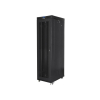 Szafa instalacyjna Rack stojąca 19" 47U 800x1000 Drzwi Perforowane czarna Lanberg (flat pack) LCD