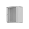 Szafa instalacyjna Rack wisząca 19" 12U 540x350 szara Drzwi przeszklone Lanberg (flat pack)