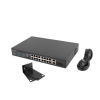 Switch niezarządzalny Lanberg 16x 100Mb PoE+/2x Combo Rack 19" Gigabit Ethernet 250W