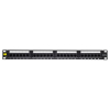 Patch panel 19'' Netrack 1U, 24-porty kat. 5e UTP, z półką