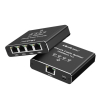 Switch niezarządzalny Qoltec mini rozdzielacz splitter 1x4 port RJ45 | 1000Mb/s | USB-C | Aluminium