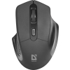 Mysz bezprzewodowa Defender DATUM MB-345 optyczna 1600dpi 4P czarna