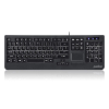 Klawiatura przewodowa Perixx PERIBOARD-313 podświetlana, touchpad, 2x hub USB, czarna