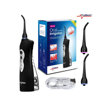 Irygator dentystyczny do zębów Promedix PR-770 stomatologiczny, bezprzewodowy, IPX7 czarny
