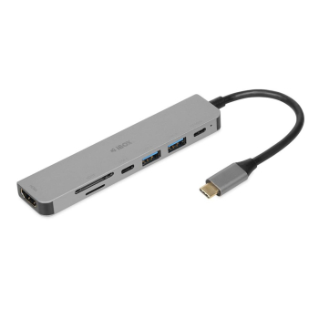 Stacja dokująca hub USB iBOX IUH3SL4K HDMI SD PD100W