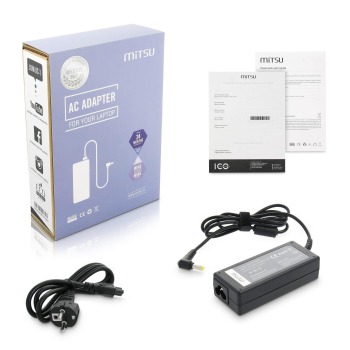 Zasilacz sieciowy Mitsu 19.5V 4.62A (4.0x1.7) 90W do notebooka Dell